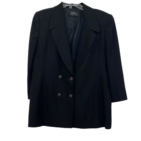 Dana Buchman Black wool blazer Sz.16 - Picture 1 of 4